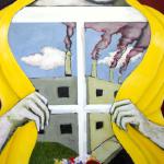 INDUSTRY oil on canvas 22 x 46