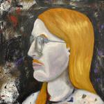 THE ACID KING  OIL ON CANVAS 16 X 16