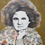 JAN TERRI oil and collage 24 x 20