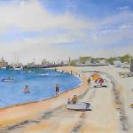 PROVINCETOWN EAST END, watercolor