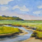 PAMET RIVER MARSH, TRURO, watercolor, 11 x 14
