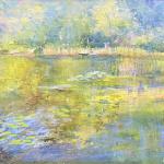 GREAT POND oil on board, 12 x 9"   SOLD