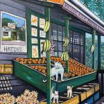 HATCHES MARKER WELLFLEET oil canvas 24 x 18