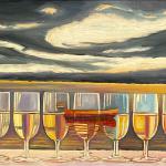 Chardonnay, oil on board, 9.5 x 13