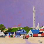 PROVINCETOWN BAKERY 1918, oil, 18 x 36"