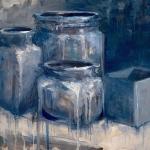 JARS, oil on canvas, 14 x 18"