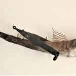 DRIFTFISH III, driftwood and assembled metals