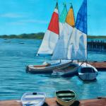 RIGGED AND READY Jody Shyllberg, 24 x 18", oil
