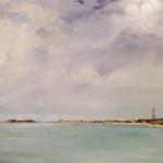 PROVINCETOWN HARBOR, James Reynolds,16 x 20", oil