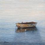 WEATHERED oil on canvas 24 x 24