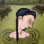EVERYBODY'S SO ASHAMED OF SADNESS 24 x 20" oil on canvas