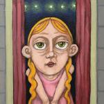 WINDOWS THAT REALLY OPEN  20 x 10"  oil on cradled panel