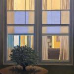PORCH WINDOWS oil on canvas, 24 x 18