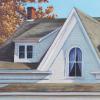 Outside the House   oil on canvas   12 x 16"