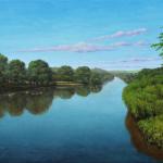 River Shores, oil on canvas, 24 x 36"