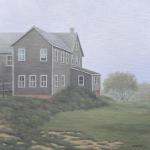 Highland House I, oil on canvas, 12 x 12"