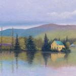 ON JOE'S POND, oil on canvas, 24 x 36"   SOLD