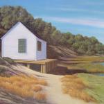 PAMET BOATHOUSE, oil on canvas, 24 x 30"   SOLD