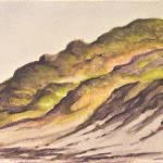 SINGLE DUNE, watercolor