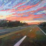 Entering Provincetown, oil, 30 x 40"