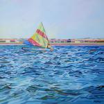 AUTUMN SAIL acrylic 30 x 30"