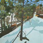 FEBRUARY VACATION oil on linen 18 x 16