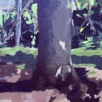 PINE oil on linen 18 x 16