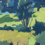 SPICE BUSH oil on panel 10 x 8