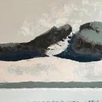 Dune Break 1, oil on canvas, 24 x 36"