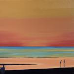 SUNSET GLOW 24 x 30 oil canvas