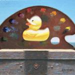 BOUYANT MUSE 9 x 12"  oil