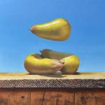 HOVERING  12 x 12" oil on panel