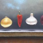 PRIME SUSPECTS 10 x 20" oil SOLD