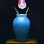 RISE, oil, 12 x 9"