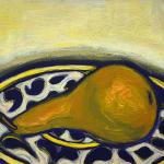 SICILIAN PEAR acrylic on canvas  12 x 12