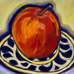 SICILIAN APPLE acrylic on canvas 12 x 12