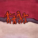 DUNE DANCE acrylic on canvas 28 x 34