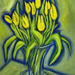 YELLOW TULIPS acrylic