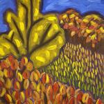 AUTUMN acrylic on canvas 48 x 38