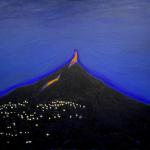MT. ETNA acrylic on canvas 31 x 39