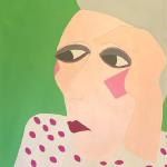 RUTH 1978 acrylic on canvas 47 x 35