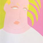 DIVINE 1978 acrylic on canvas 46 x 34