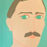 TOM 1978 acrylic on canvas 39 x 29
