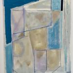 PROVINCETOWN II, COMMERCIAL STREET, oil, graphite, cold wax 16 x 20
