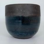 Black and Blue Small Planter