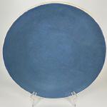 Item 5 Large blue matte plate