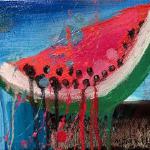 MARIO TORROELLA, Watermelon, oil, 8 x 10